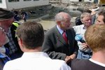 Politiker und Presse in Eschenlohe