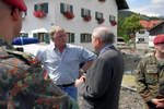 Politiker und Presse in Eschenlohe