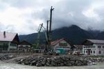 Bau der neuen Loisachbrcke