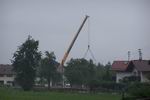 Bau der neuen Loisachbrcke