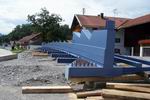 Bau der neuen Loisachbrcke