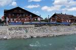 Bau der neuen Loisachbrcke