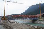 Bau der neuen Loisachbrcke