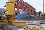 Bau der neuen Loisachbrcke