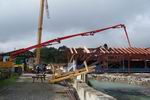 Bau der neuen Loisachbrcke