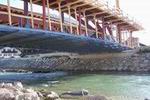 Bau der neuen Loisachbrcke